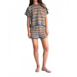 NEW THE NEW SOCIETY serifos crochet top in blue